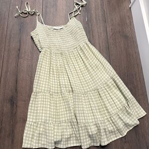 Green Gingham Dress